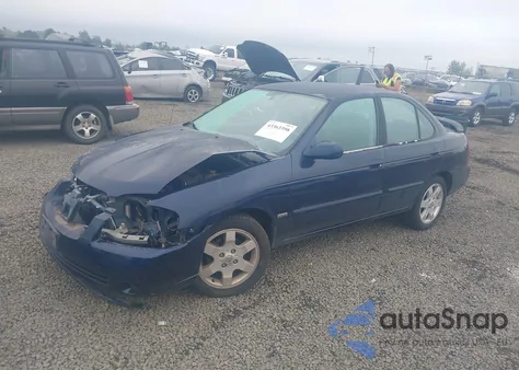 2005 Nissan Sentra 1.8S z USA, uszkodzony, nr VIN 3N1CB51D35L594277